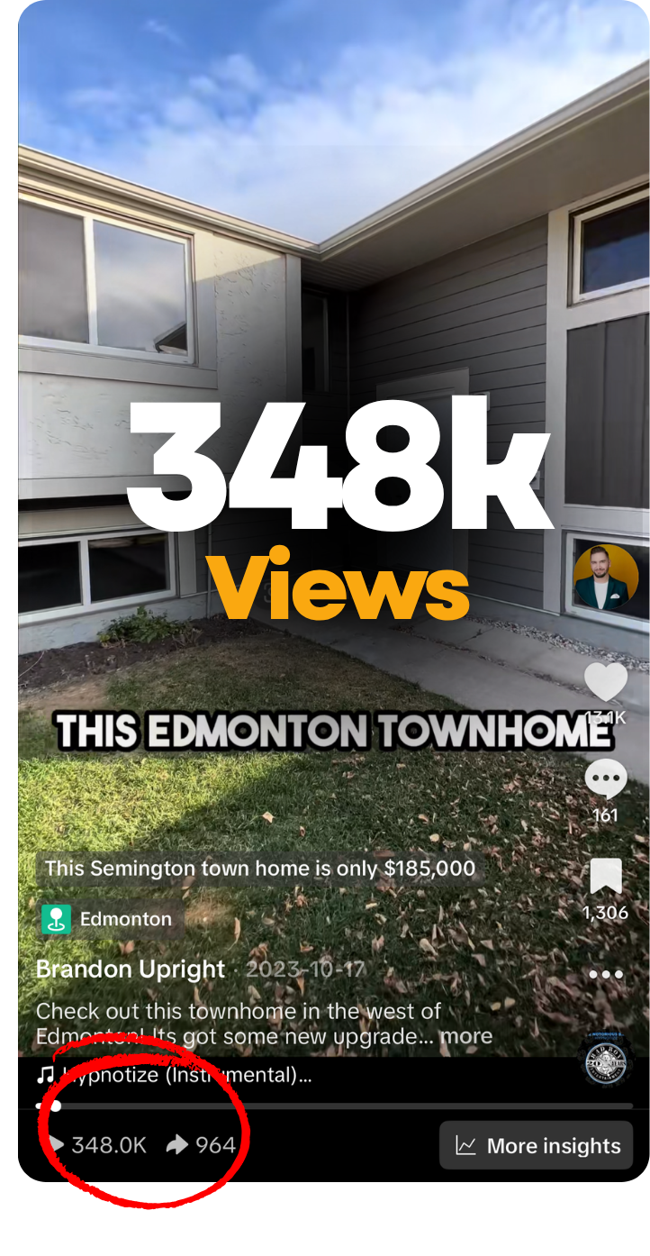 TikTok screenshot — 348K views